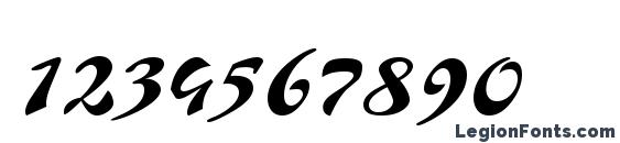 Crd c Font, Number Fonts