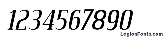 Credit valley italic Font, Number Fonts