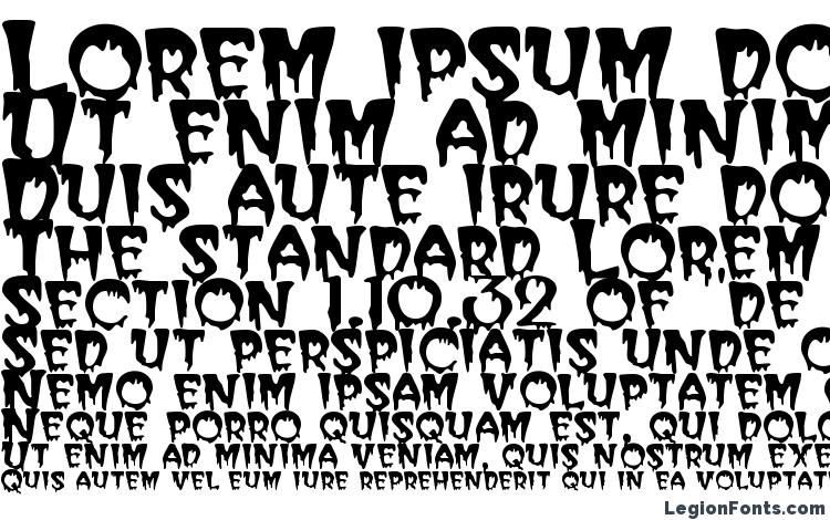 specimens Creeper font, sample Creeper font, an example of writing Creeper font, review Creeper font, preview Creeper font, Creeper font