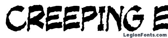 Creeping Evil font, free Creeping Evil font, preview Creeping Evil font