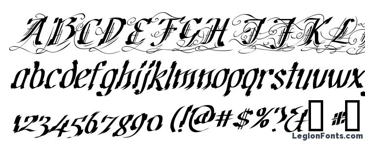 glyphs Cretino font, сharacters Cretino font, symbols Cretino font, character map Cretino font, preview Cretino font, abc Cretino font, Cretino font