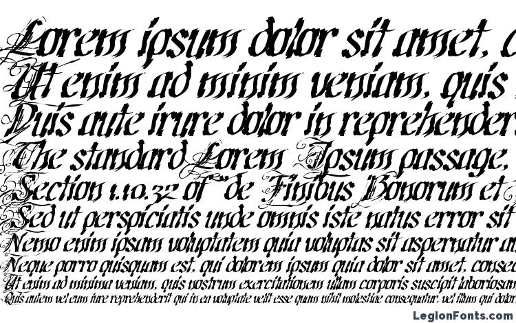 specimens CretinoGaunt font, sample CretinoGaunt font, an example of writing CretinoGaunt font, review CretinoGaunt font, preview CretinoGaunt font, CretinoGaunt font