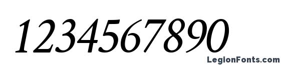 Crimson Text Italic Font, Number Fonts