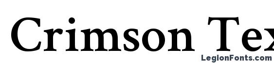 Шрифт Crimson Text Semibold