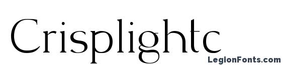 Crisplightc font, free Crisplightc font, preview Crisplightc font