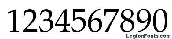 Criteria SSi Font, Number Fonts