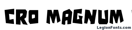 шрифт Cro Magnum Condensed, бесплатный шрифт Cro Magnum Condensed, предварительный просмотр шрифта Cro Magnum Condensed