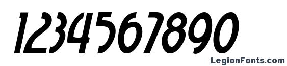 Croix Italic Font, Number Fonts