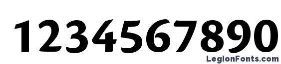 CronosPro BoldCapt Font, Number Fonts