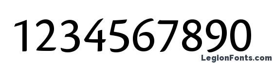 CronosPro Capt Font, Number Fonts