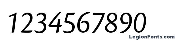 CronosPro DispIt Font, Number Fonts