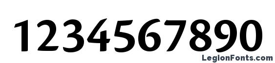 CronosPro Semibold Font, Number Fonts