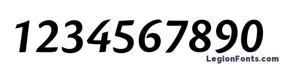 CronosPro SemiboldCaptIt Font, Number Fonts