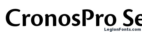 CronosPro SemiboldSubh Font