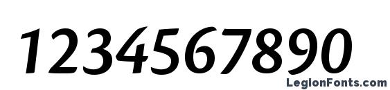 CronosPro SemiboldSubhIt Font, Number Fonts