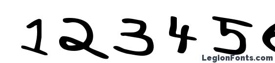 CrossFireFont Regular ttext Font, Number Fonts