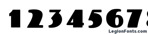 Crossharbour Regular DB Font, Number Fonts