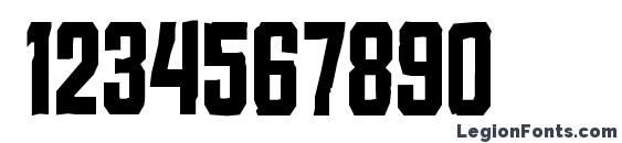 Croteau Regular Font, Number Fonts