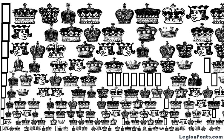 specimens crowns and coronets font, sample crowns and coronets font, an example of writing crowns and coronets font, review crowns and coronets font, preview crowns and coronets font, crowns and coronets font