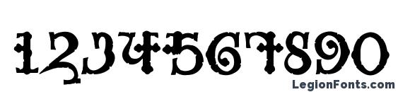 Crusades Font, Number Fonts