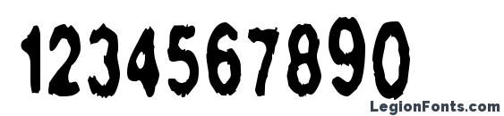 Crush47 Font, Number Fonts