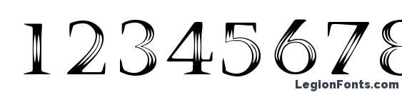 Crystal Palace Font, Number Fonts