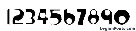 CrystalRadioKitGaunt Font, Number Fonts