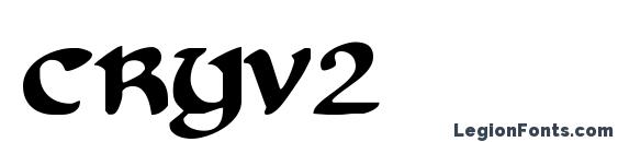 Cryv2 font, free Cryv2 font, preview Cryv2 font