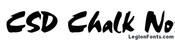 CSD Chalk Norma font, free CSD Chalk Norma font, preview CSD Chalk Norma font