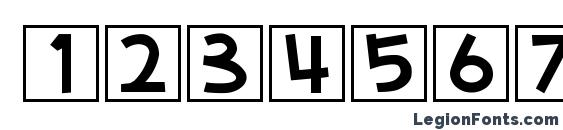 Cube vol.2 Font, Number Fonts