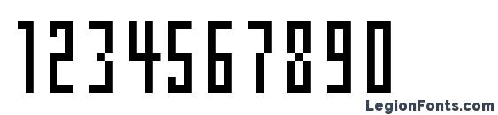 Cubebitmap 12point Font, Number Fonts