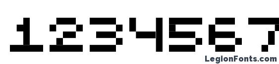 Cubicfive10 Font, Number Fonts