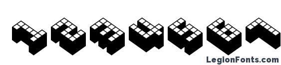 Cubicle Font, Number Fonts