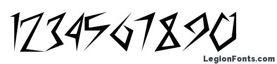 CuneiFont Light Font, Number Fonts