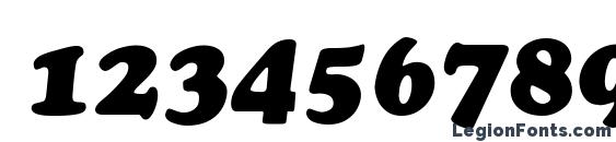 Cupertino Italic Font, Number Fonts