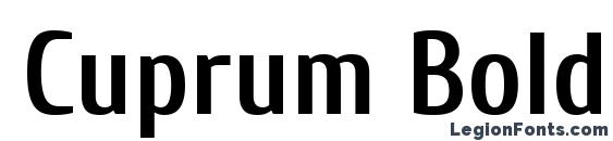 Cuprum Bold Font