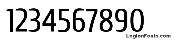 Cuprum Font, Number Fonts