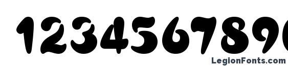 Curacao Regular Font, Number Fonts