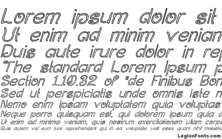 specimens Curlmudgeon Hollow Italic font, sample Curlmudgeon Hollow Italic font, an example of writing Curlmudgeon Hollow Italic font, review Curlmudgeon Hollow Italic font, preview Curlmudgeon Hollow Italic font, Curlmudgeon Hollow Italic font