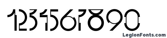 Currentc Font, Number Fonts