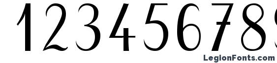 Cursif Font, Number Fonts