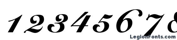 Cursive Elegant Font, Number Fonts