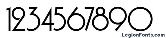 Curvi Font, Number Fonts