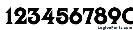 Curzon Regular Font, Number Fonts