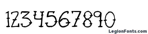 Cute Tattoo Font, Number Fonts