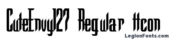 CuteEnvy127 Regular ttcon font, free CuteEnvy127 Regular ttcon font, preview CuteEnvy127 Regular ttcon font