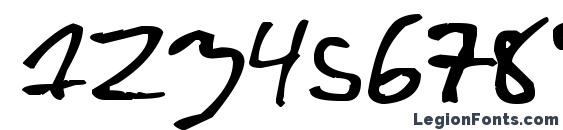 CuttyFruty Font, Number Fonts