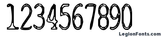 Cyanide Breathmint Font, Number Fonts