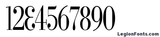 Cyberia Condensed Font, Number Fonts