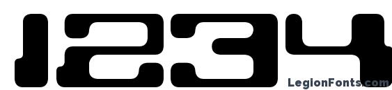 Cybertown subterranean Font, Number Fonts